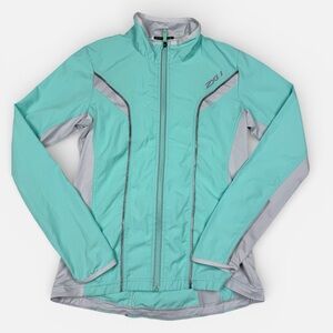 2XU Women's Teal running Jacket